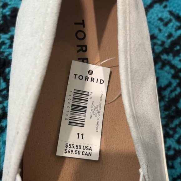 Torrid Silver/Rhinestone Casual Shoes - Picture 3 of 6